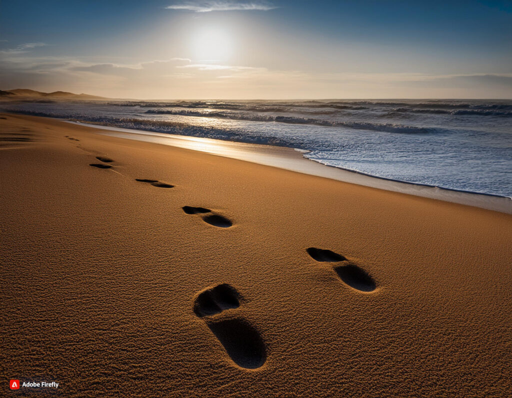 footprint without feet